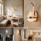 Drop Shape Modern LED Wall Light lifestyle image - Higgsfield lux20v1 - a10