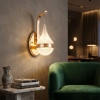 Drop Shape Modern LED Wall Light lifestyle image - Higgsfield lux20v1 - a15