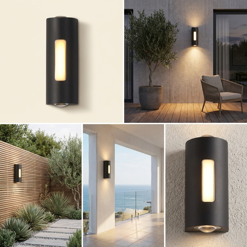 Modern LED IP65 Waterproof Outdoor Light lifestyle image - Higgsfield lux20v1 - hero