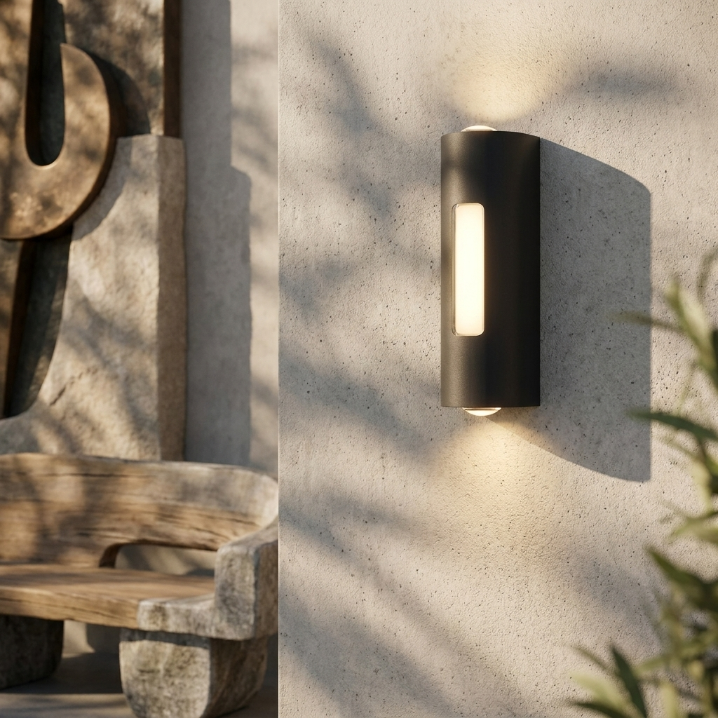 Modern LED IP65 Waterproof Outdoor Light lifestyle image - Higgsfield lux20v1 - a16