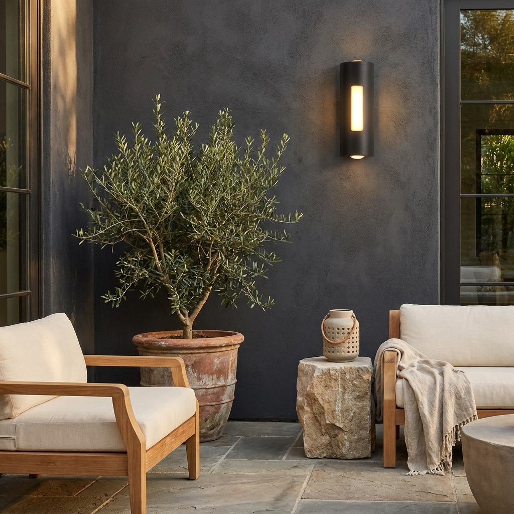 Modern LED IP65 Waterproof Outdoor Light lifestyle image - Higgsfield lux20v1 - a19