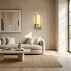 Luxurious Gold LED Light Minimalist Design lifestyle image - Higgsfield lux20v1 - a5