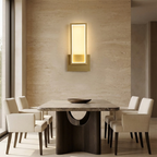 Luxurious Gold LED Light Minimalist Design lifestyle image - Higgsfield lux20v1 - a7