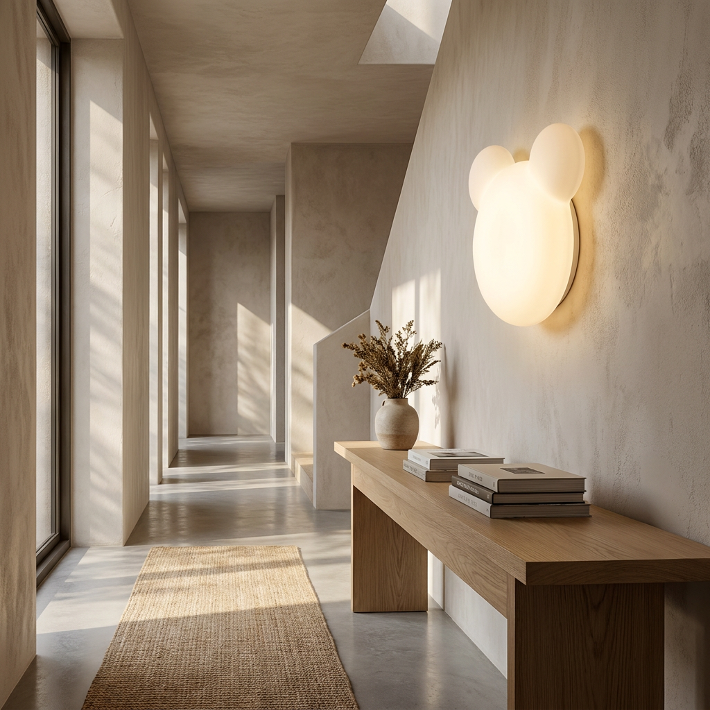 GlowUp - Cartoon Bear Shaped LED Wall Light lifestyle image - Higgsfield lux20v1 - a11