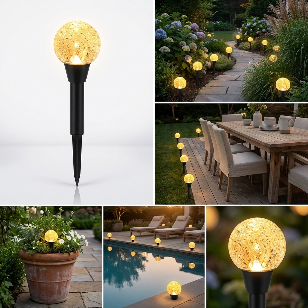 StarlitSentinel - Streetlight Fairy IP65 Waterproof Outdoor Lights lifestyle image - Higgsfield lux20v1 - a7