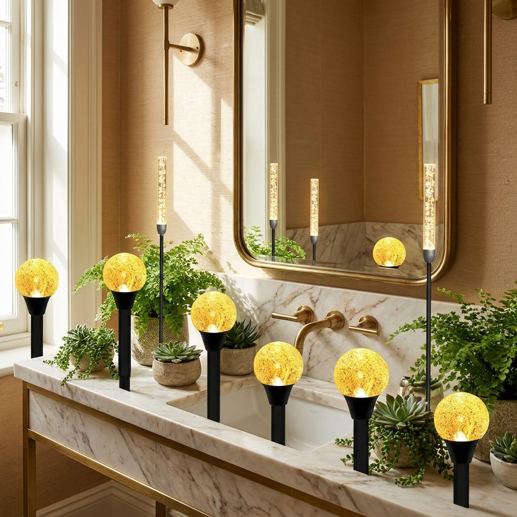 StarlitSentinel - Streetlight Fairy IP65 Waterproof Outdoor Lights lifestyle image - Higgsfield lux20v1 - a12