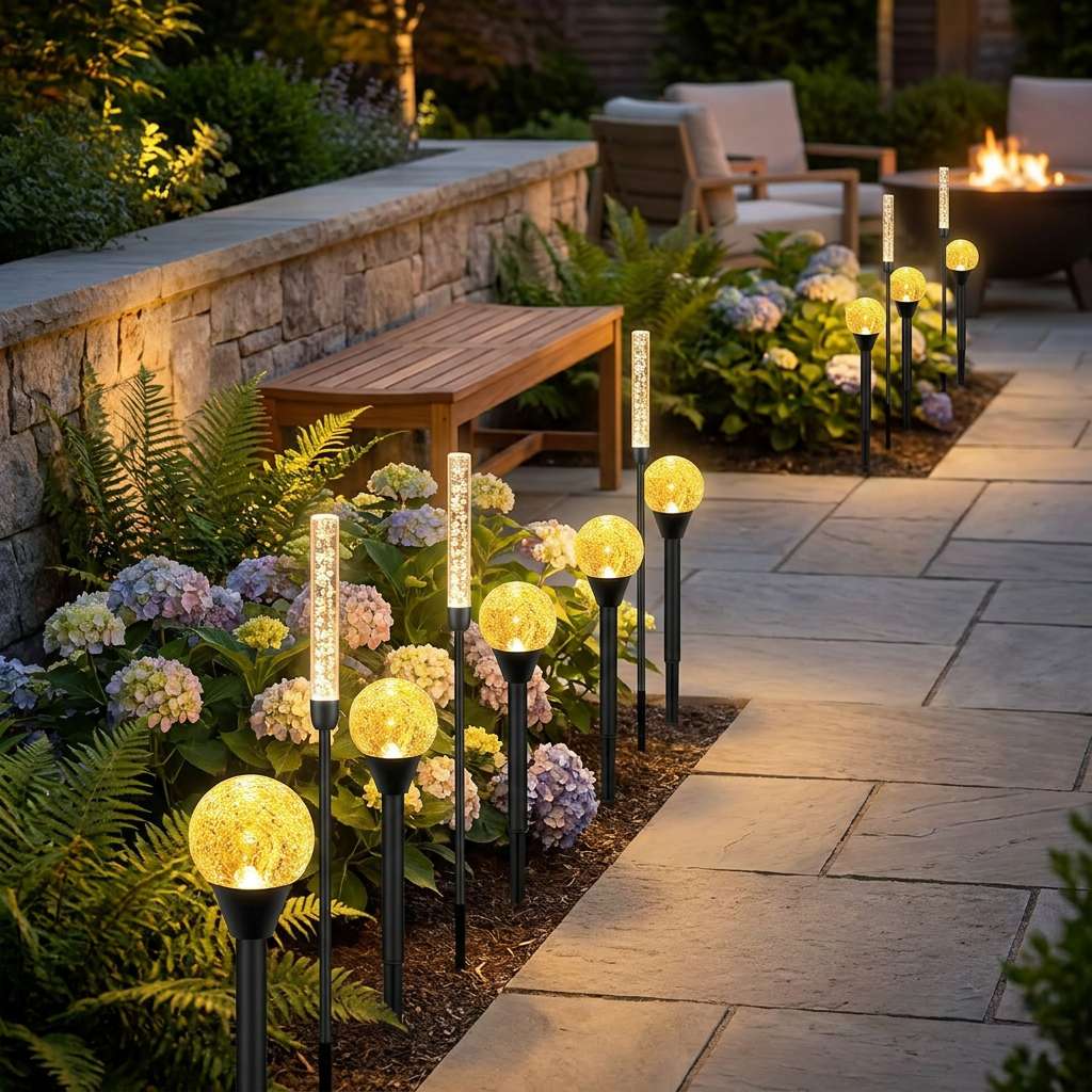 StarlitSentinel - Streetlight Fairy IP65 Waterproof Outdoor Lights lifestyle image - Higgsfield lux20v1 - a15
