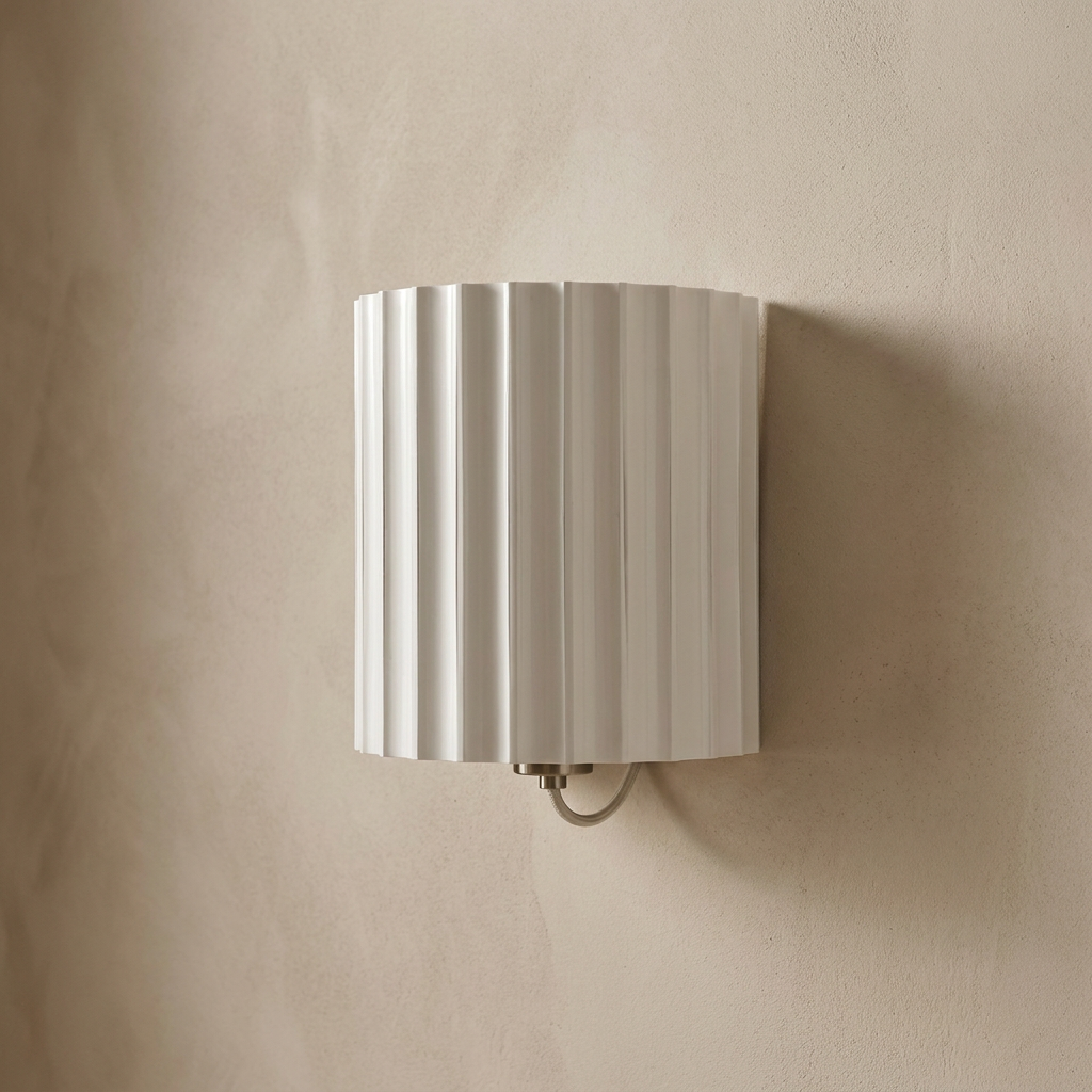 Nordic Resin Clarity Minimalist Wall Light lifestyle image - Higgsfield lux20v1 - a2