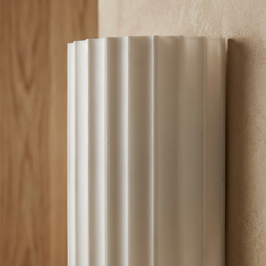 Nordic Resin Clarity Minimalist Wall Light lifestyle image - Higgsfield lux20v1 - a3