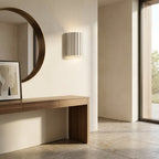 Nordic Resin Clarity Minimalist Wall Light lifestyle image - Higgsfield lux20v1 - a9