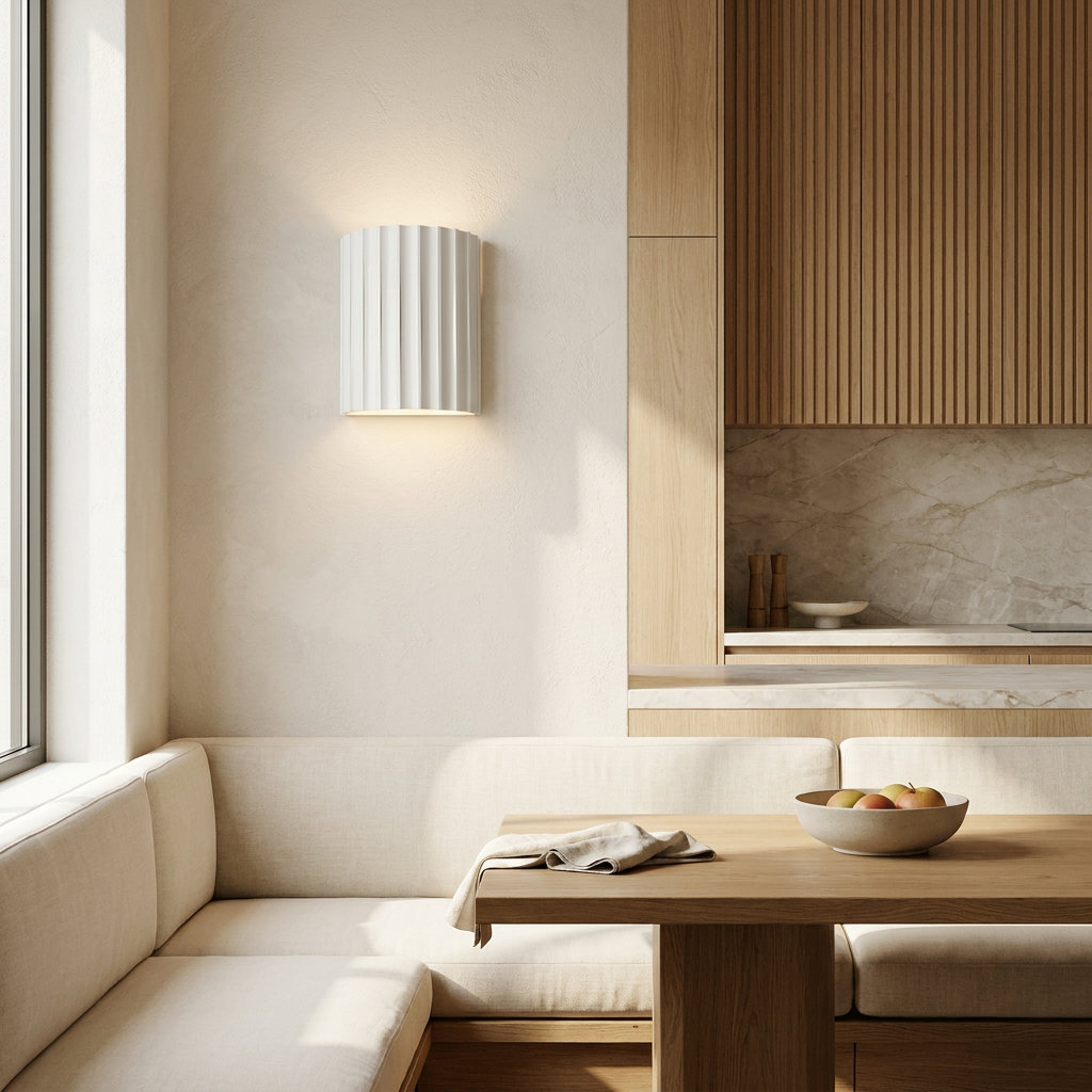 Nordic Resin Clarity Minimalist Wall Light lifestyle image - Higgsfield lux20v1 - a10