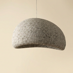 Nordic Wabi Sabi Fiberglass Pendant Light lifestyle image - Higgsfield lux20v1 - a1