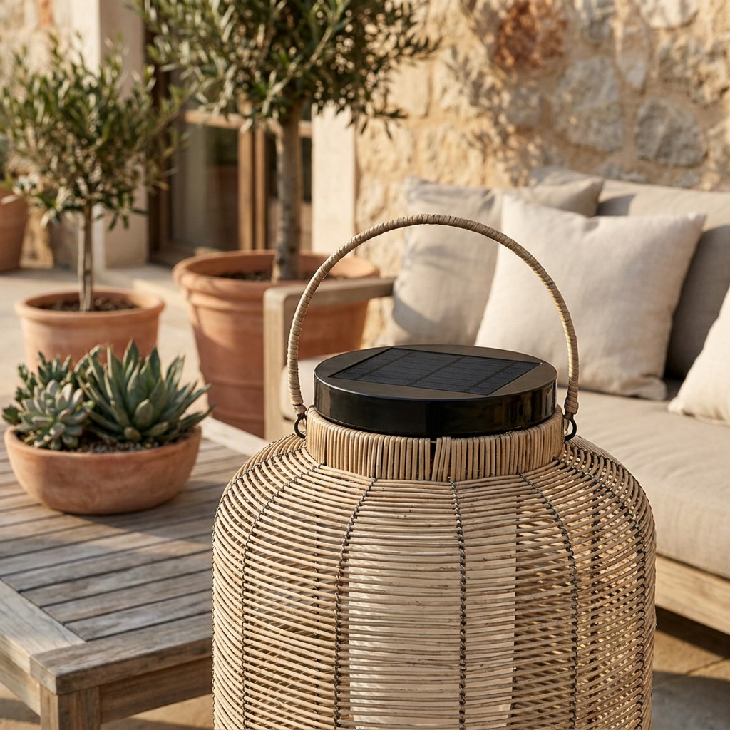 Boho Solar Garden Lamp lifestyle image - Higgsfield lux20v1 - a4