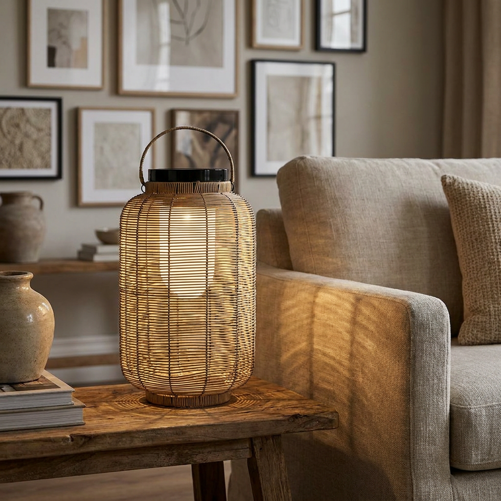 Boho Solar Garden Lamp lifestyle image - Higgsfield lux20v1 - a6