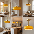 Shard Nordic Brass Glass Pendant Light lifestyle image - Higgsfield lux20v1 - a10