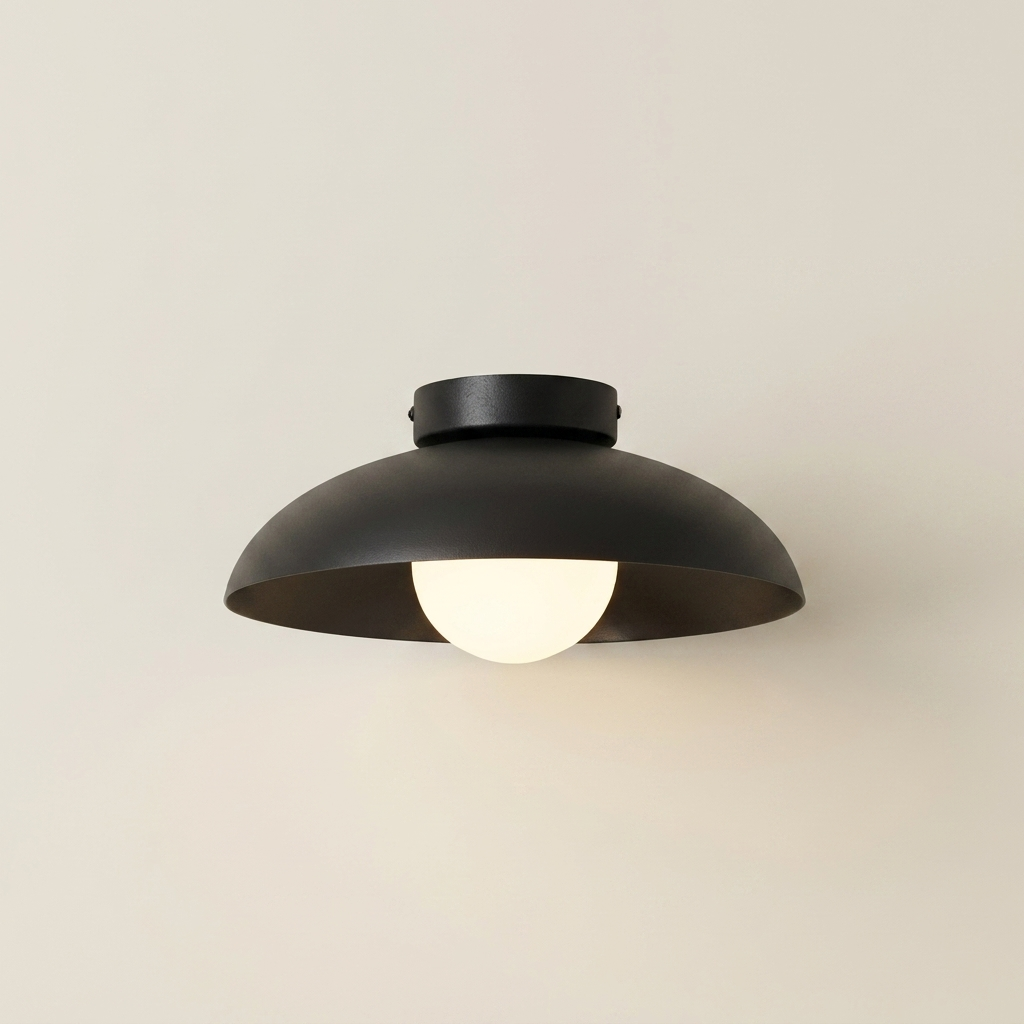 Radiant Translucent Glow Nordic Glass Ceiling Light lifestyle image - Higgsfield lux20v1 - hero