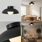 Radiant Translucent Glow Nordic Glass Ceiling Light lifestyle image - Higgsfield lux20v1 - a3