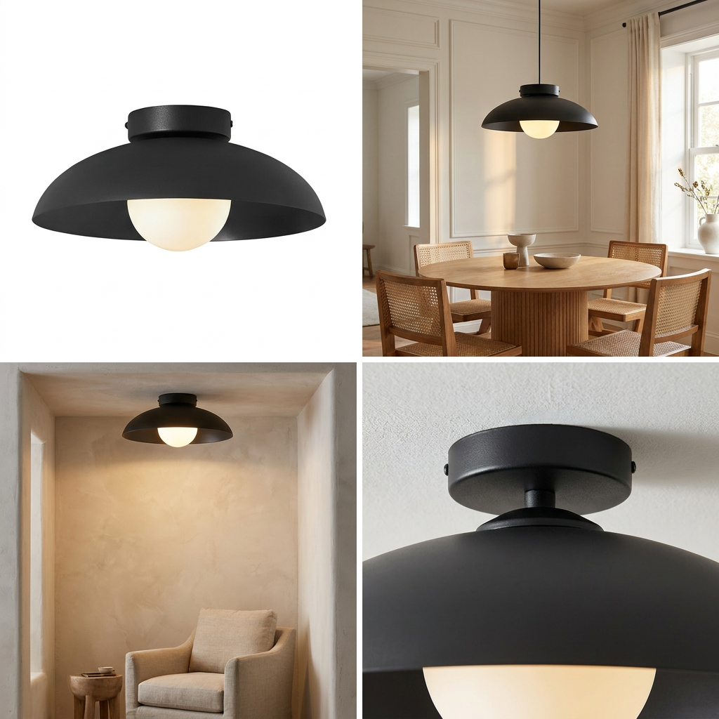 Radiant Translucent Glow Nordic Glass Ceiling Light lifestyle image - Higgsfield lux20v1 - a4