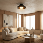 Radiant Translucent Glow Nordic Glass Ceiling Light lifestyle image - Higgsfield lux20v1 - a5