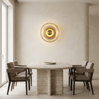 The Shimmering Glow Premium Minimalist Brass Wall Light lifestyle image - Higgsfield lux20v1 - a7