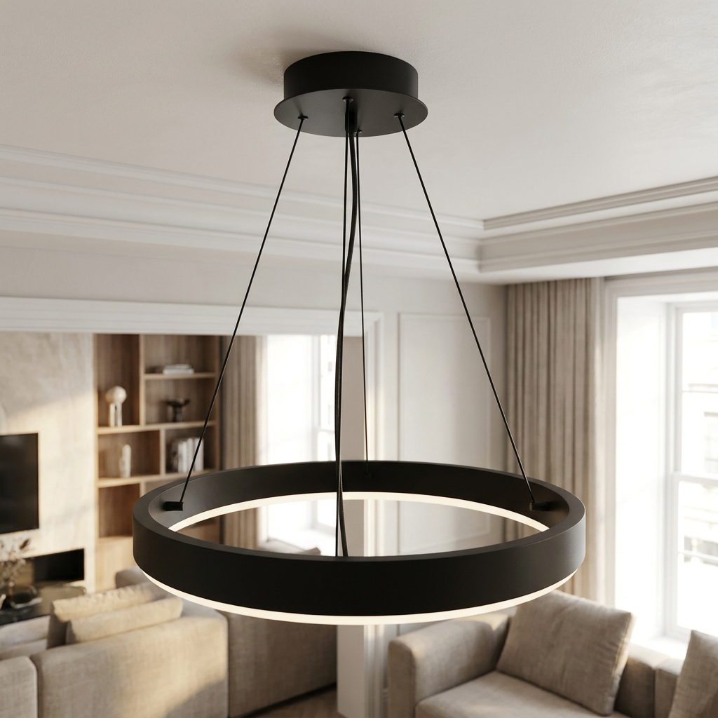 Heaven's Radiance Ceiling Light lifestyle image - Higgsfield lux20v1 - a4