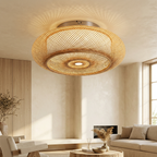 Serenity Natural Bamboo Boho Ceiling Light lifestyle image - Higgsfield lux20v1 - a4