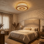 Serenity Natural Bamboo Boho Ceiling Light lifestyle image - Higgsfield lux20v1 - a15