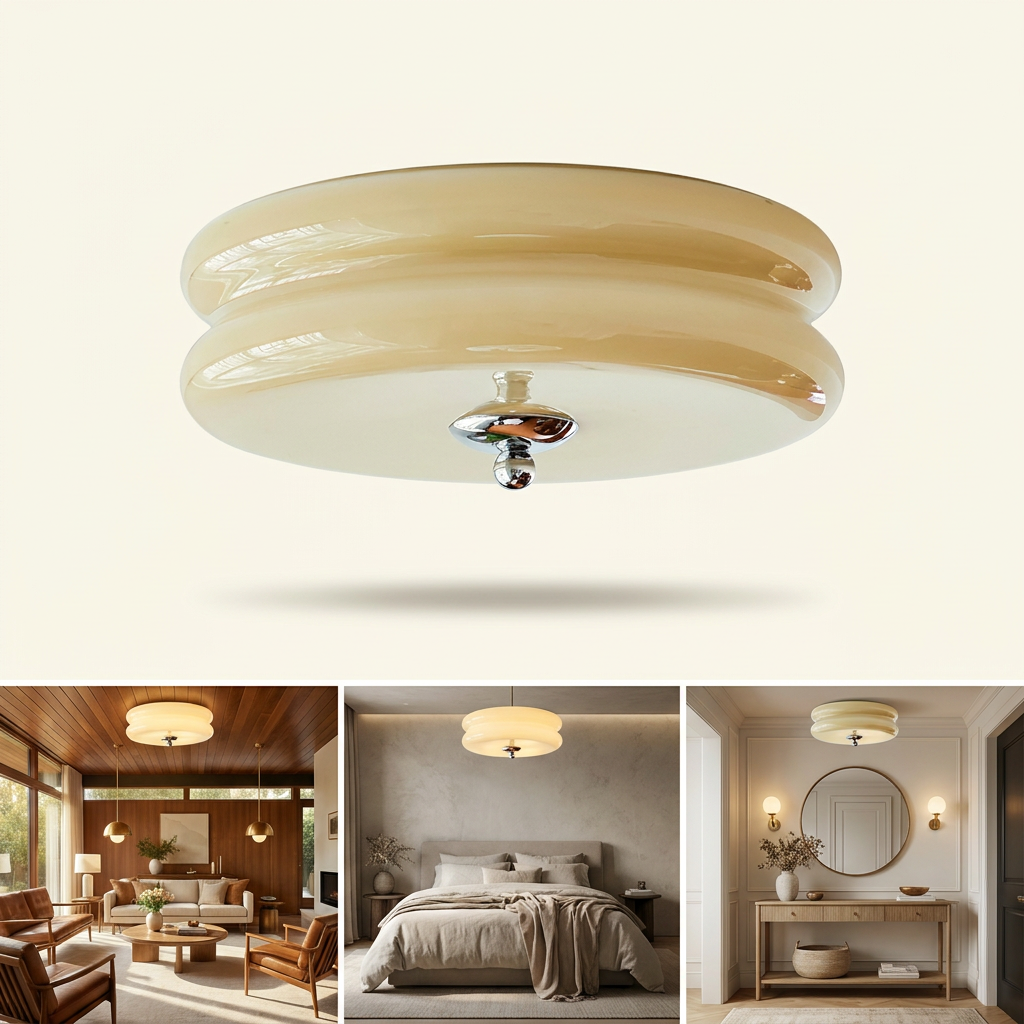 Suspended Glow Ceiling Light lifestyle image - Higgsfield lux20v1 - hero