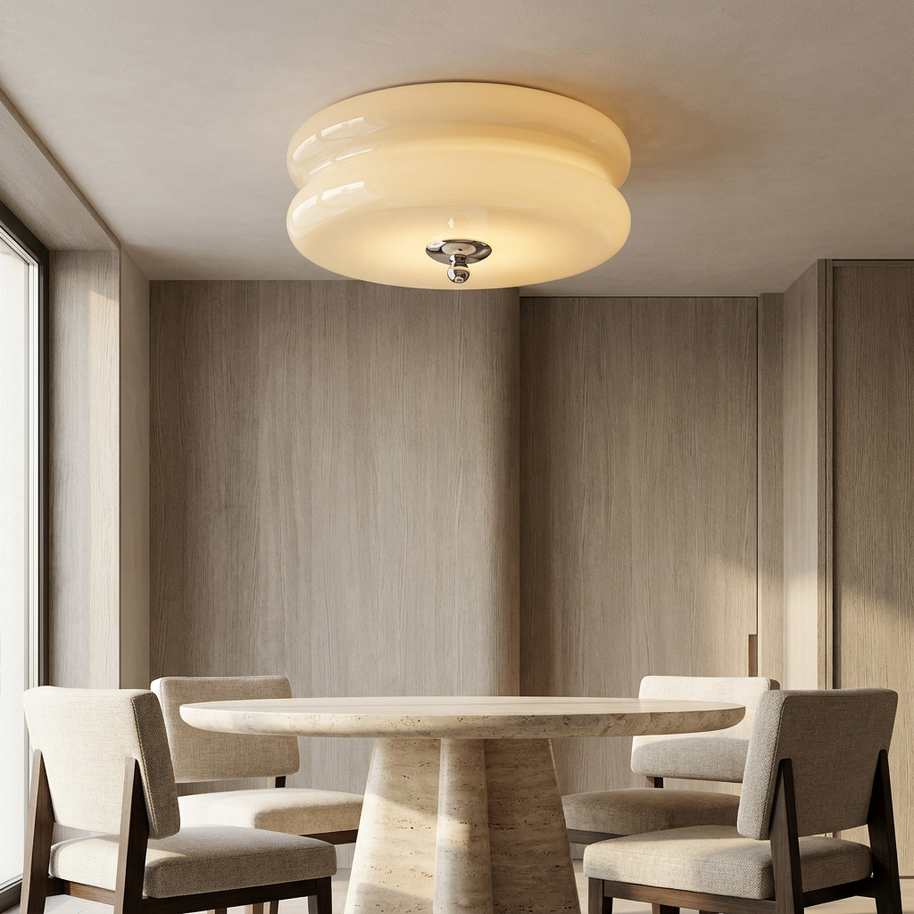 Suspended Glow Ceiling Light lifestyle image - Higgsfield lux20v1 - a7