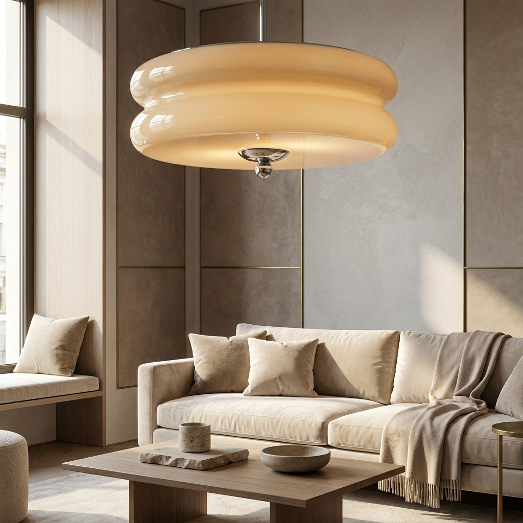 Suspended Glow Ceiling Light lifestyle image - Higgsfield lux20v1 - a14