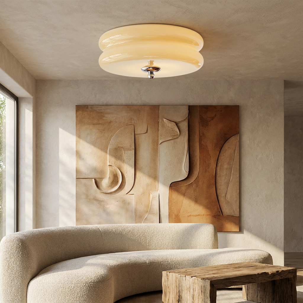 Suspended Glow Ceiling Light lifestyle image - Higgsfield lux20v1 - a16
