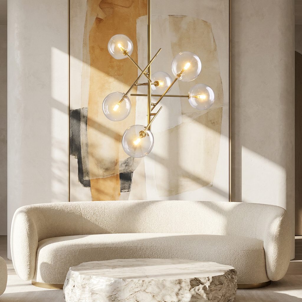 The Golden Sphere Delight lifestyle image - Higgsfield lux20v1 - a16