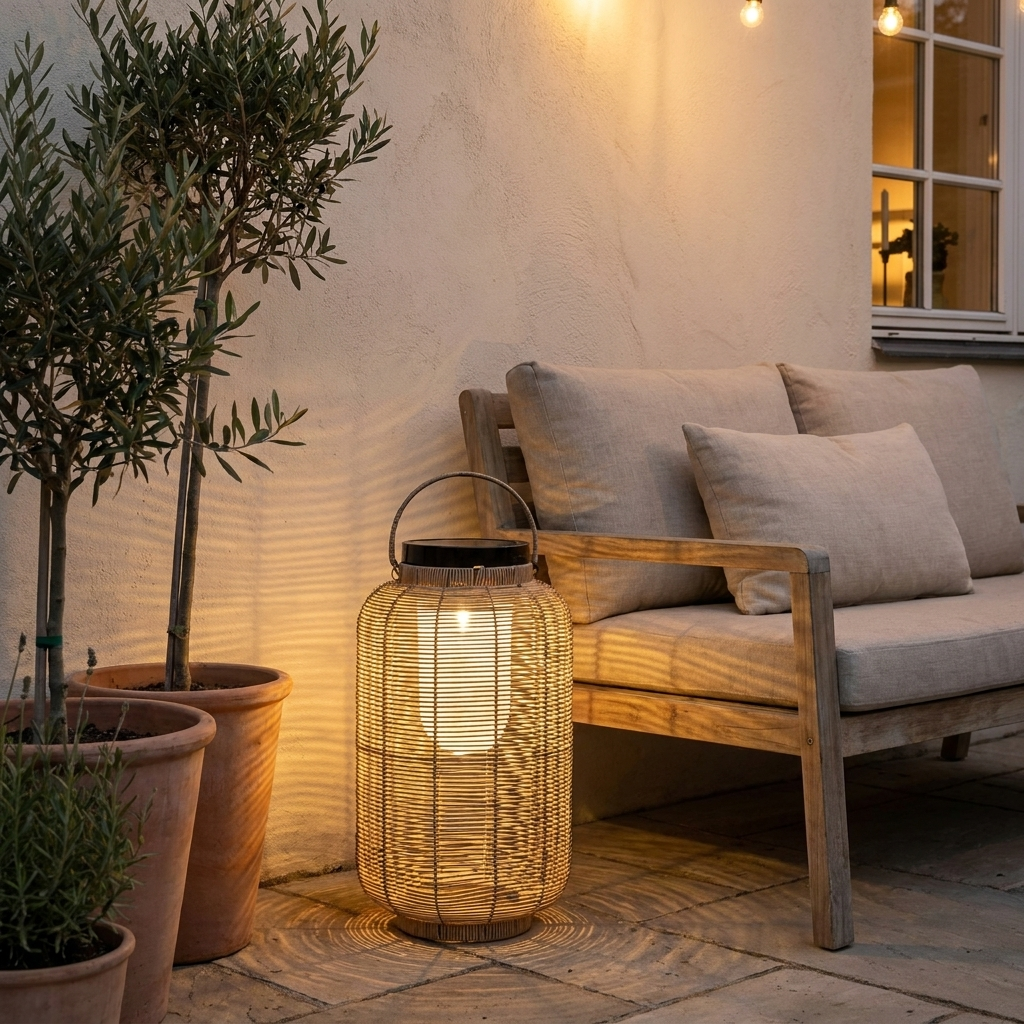 Boho Solar Garden Lamp lifestyle image - Higgsfield lux20v1 - a15