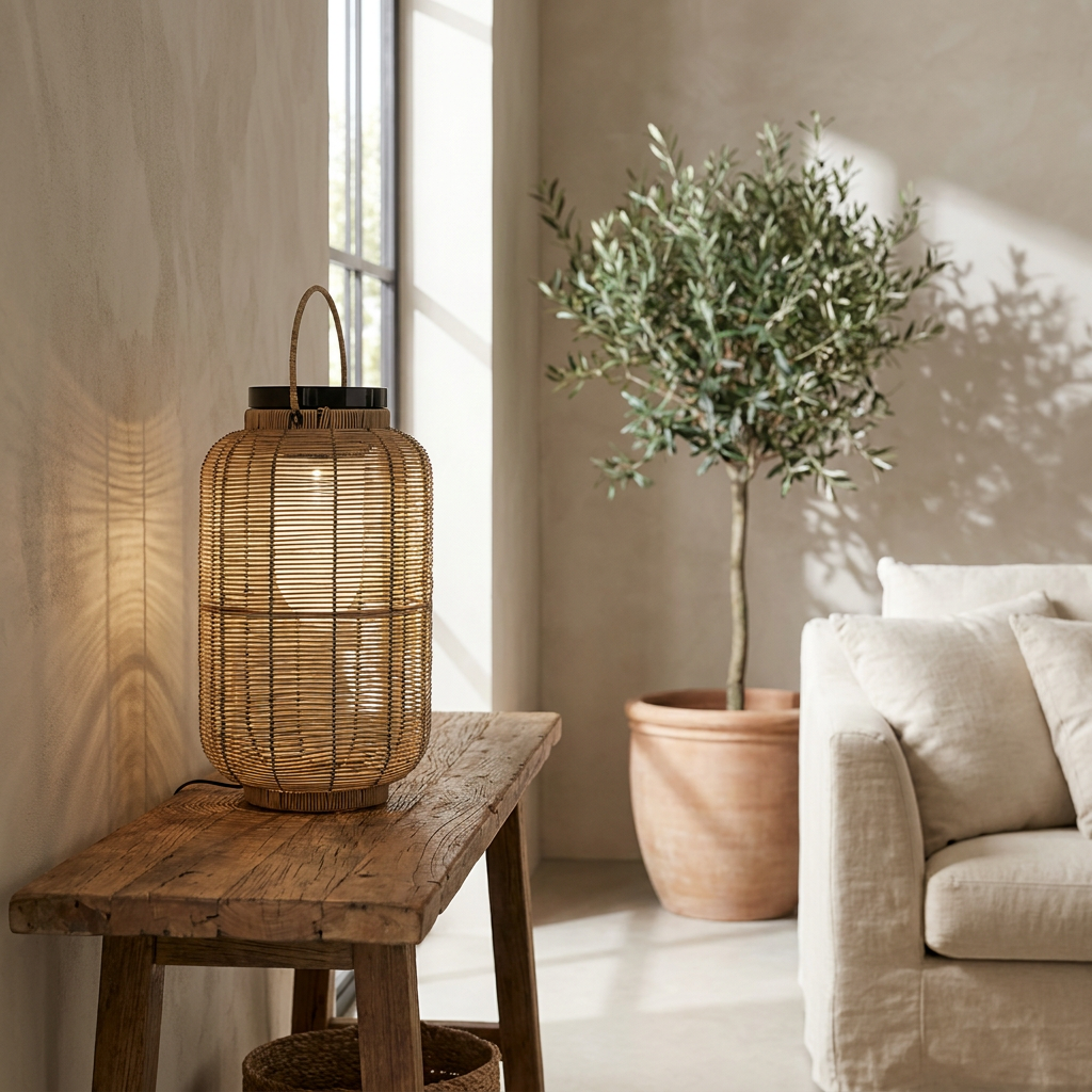 Boho Solar Garden Lamp lifestyle image - Higgsfield lux20v1 - a17