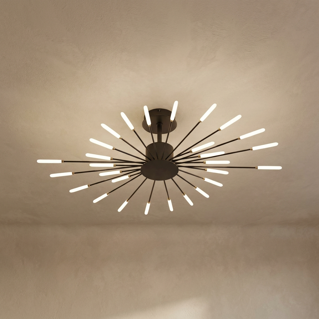 The Fireworks Ceiling Light lifestyle image - Higgsfield lux20v1 - a2