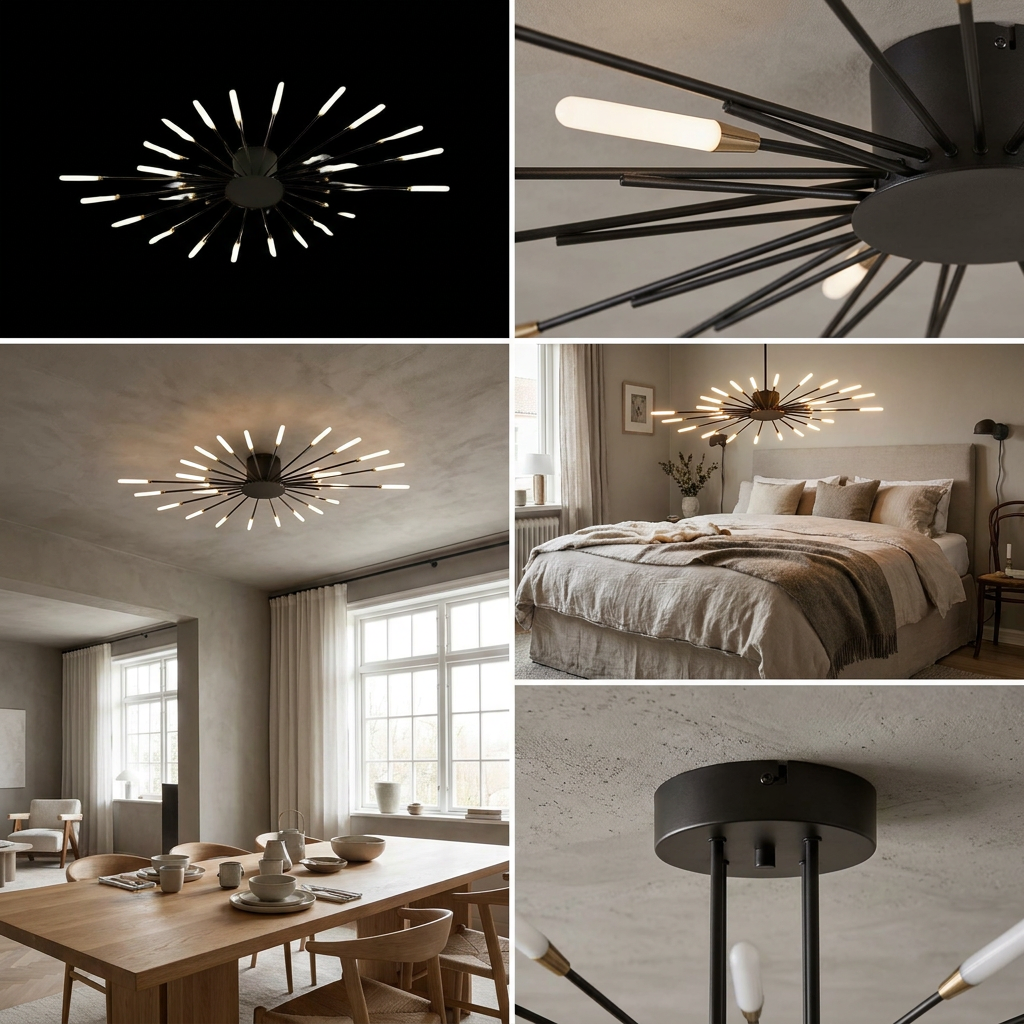 The Fireworks Ceiling Light lifestyle image - Higgsfield lux20v1 - a3
