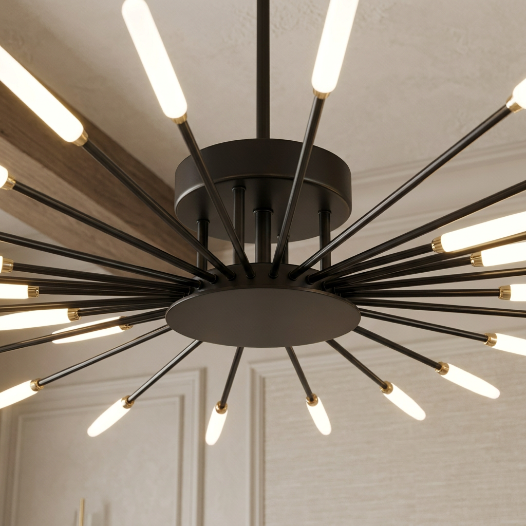 The Fireworks Ceiling Light lifestyle image - Higgsfield lux20v1 - a4