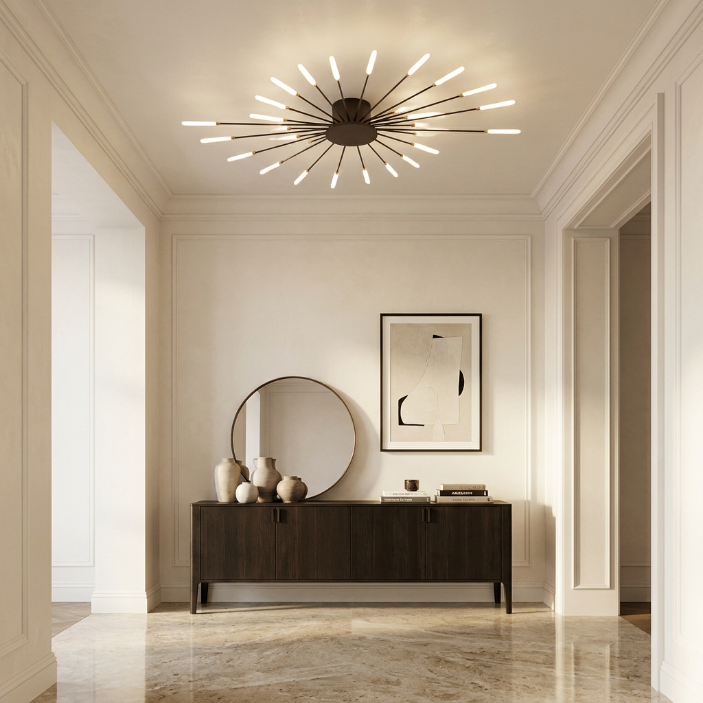 The Fireworks Ceiling Light lifestyle image - Higgsfield lux20v1 - a9