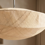The Wabi-Sabi Canvas Linen Ceiling Light lifestyle image - Higgsfield lux20v1 - a3