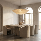 The Wabi-Sabi Canvas Linen Ceiling Light lifestyle image - Higgsfield lux20v1 - a7