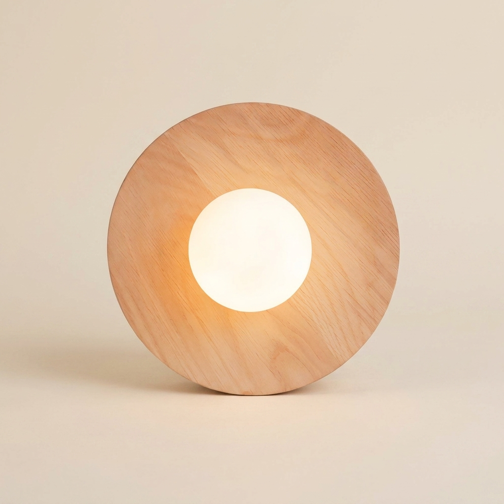 The Serenity Wooden Light lifestyle image - Higgsfield lux20v1 - a1