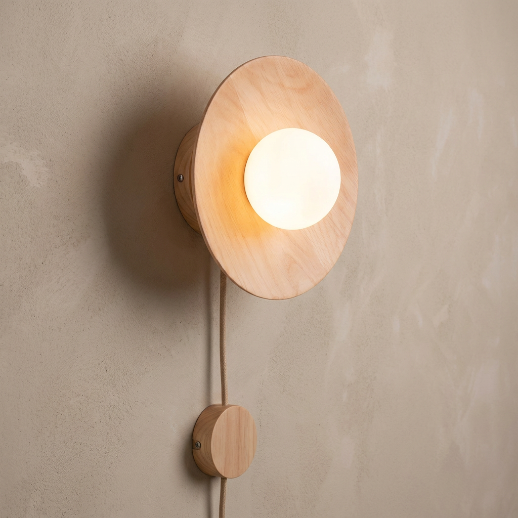 The Serenity Wooden Light lifestyle image - Higgsfield lux20v1 - a2