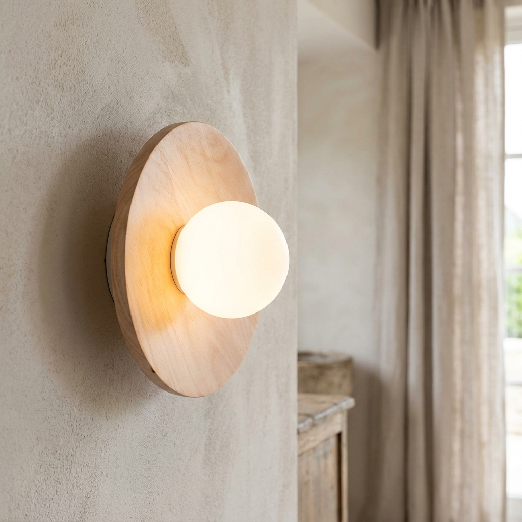 The Serenity Wooden Light lifestyle image - Higgsfield lux20v1 - a4