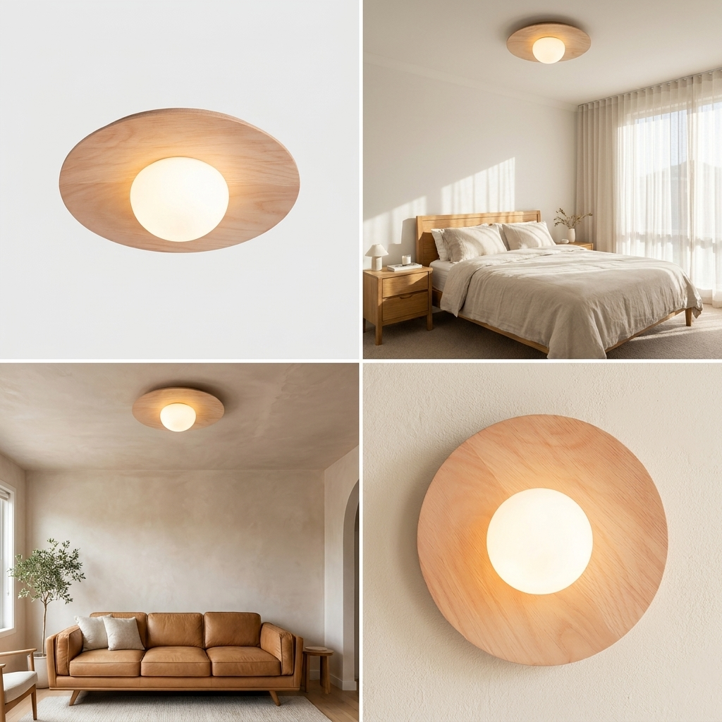 The Serenity Wooden Light lifestyle image - Higgsfield lux20v1 - a18