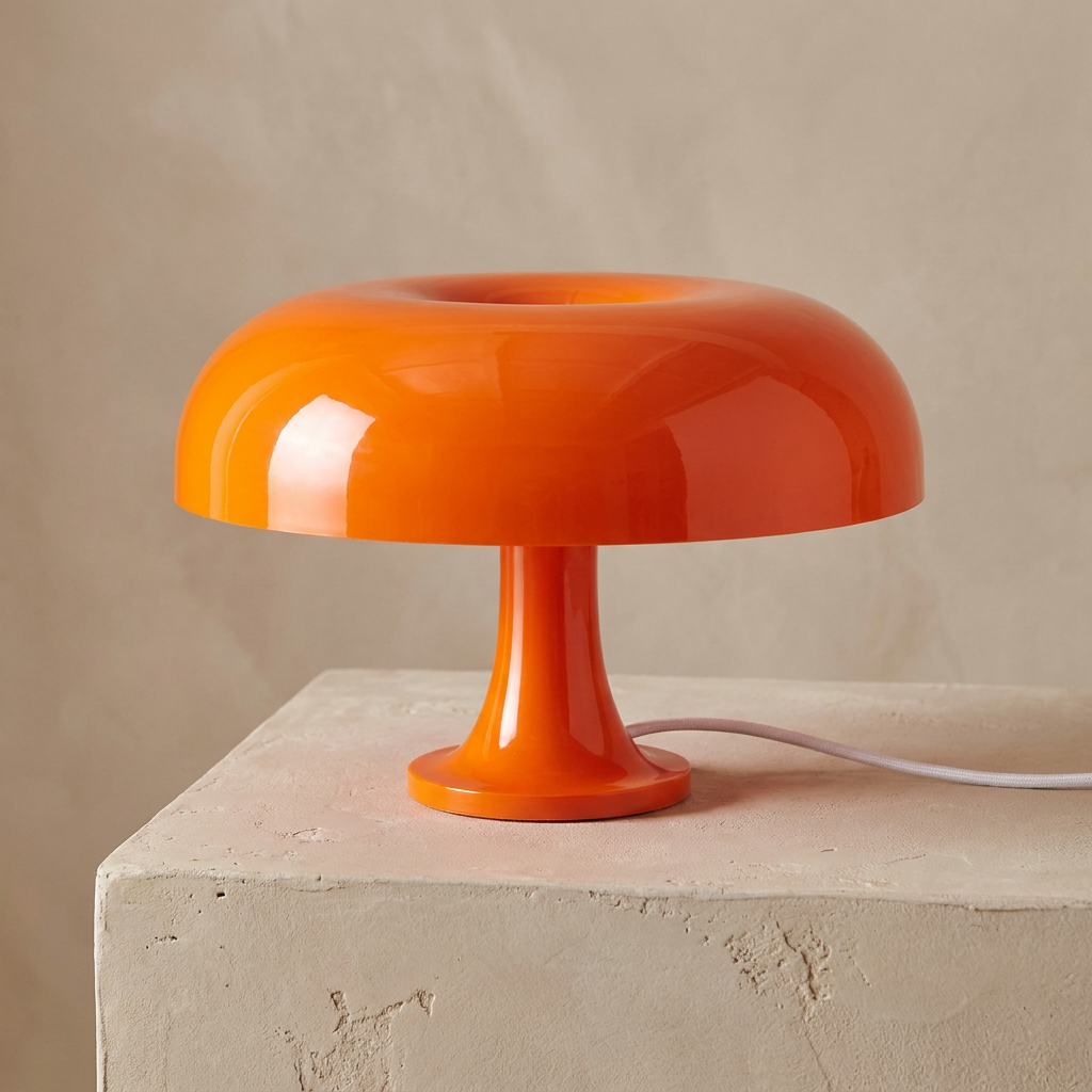 Oyster Mushroom Burst Table Lamp lifestyle image - Higgsfield lux20v1 - a2