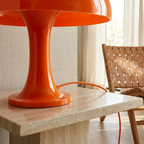 Oyster Mushroom Burst Table Lamp lifestyle image - Higgsfield lux20v1 - a4