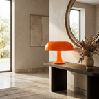 Oyster Mushroom Burst Table Lamp lifestyle image - Higgsfield lux20v1 - a9