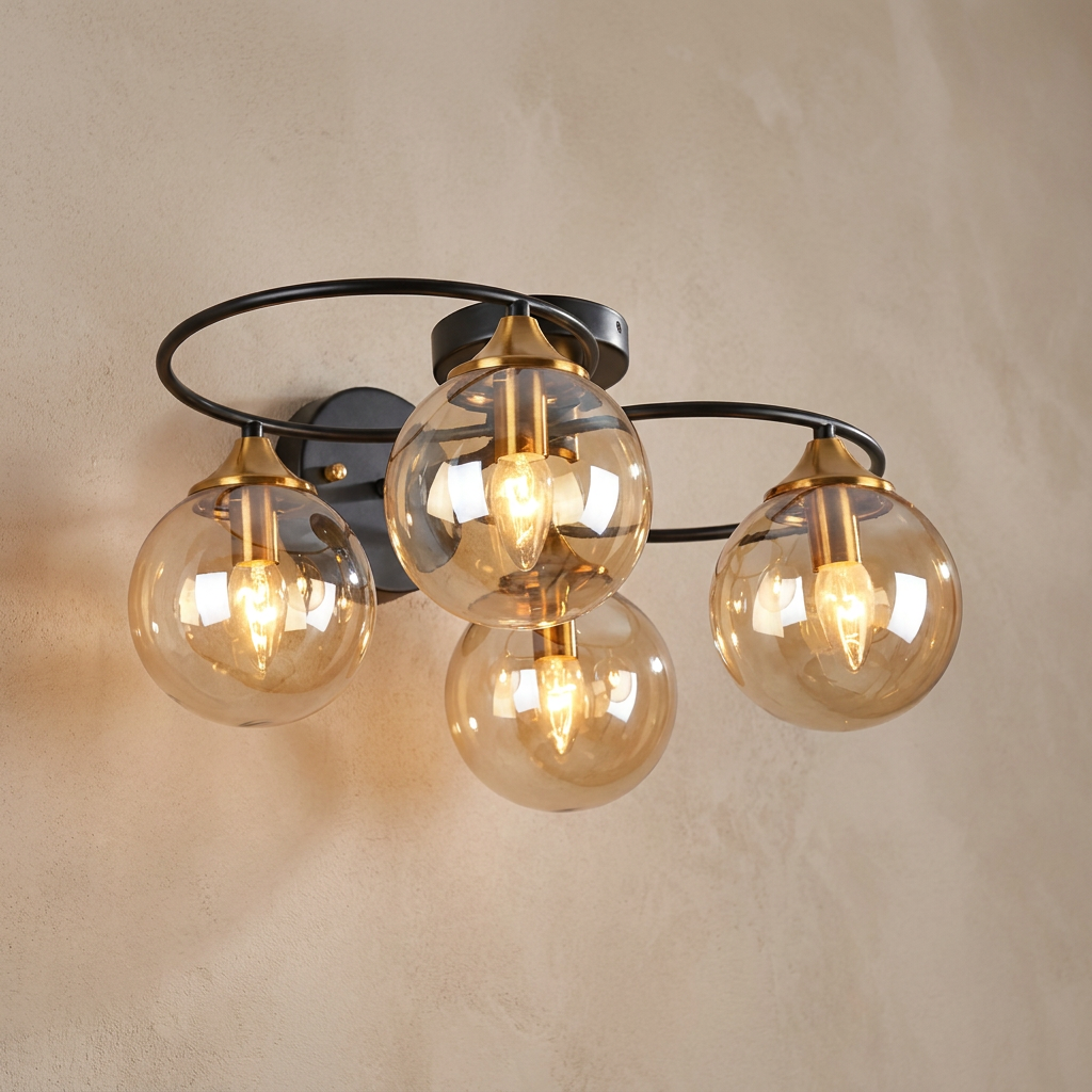 The Vintage Halo Ceiling Light lifestyle image - Higgsfield lux20v1 - a2