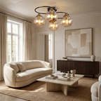 The Vintage Halo Ceiling Light lifestyle image - Higgsfield lux20v1 - a5