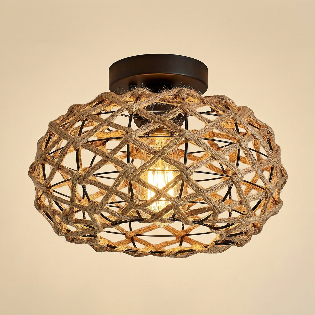 Bohemian Ceiling Light lifestyle image - Higgsfield lux20v1 - a1